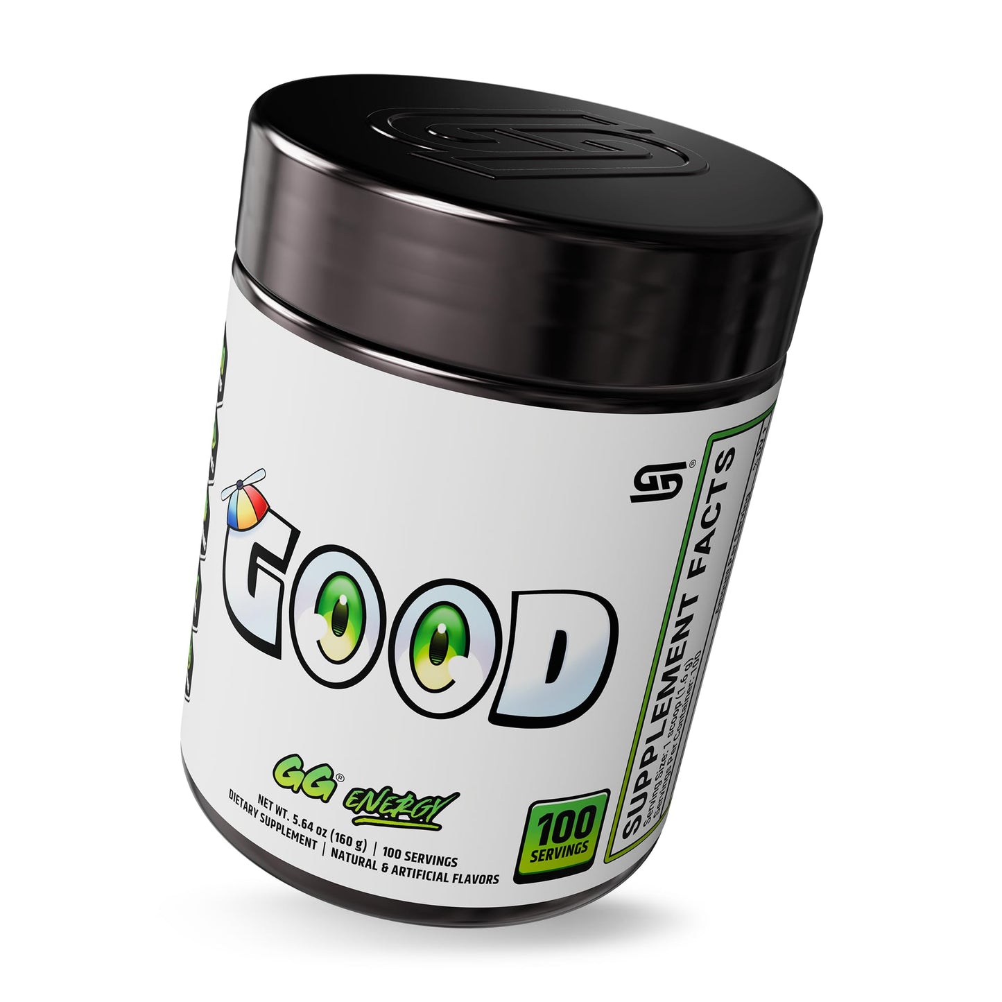 Gamer Supps GG Energy - Good by SMii7Y (100 Servings) - Keto Friendly Gaming Energy and Nootropic Blend, Sugar Free + Organic Caffeine + Vitamins + Immune Support, Powder Drink Gamer SuppsBuy Supplements Australia