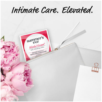 Summer's Eve Blissful Escape Daily Refreshing Feminine Wipes, Removes Summer's EveBuy Supplements Australia