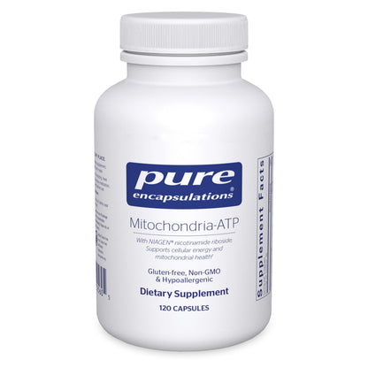 Pure Encapsulations Mitochondria-ATP - Mitochondrial Support - ATP Production Aid* - with Vitamin C, Vitamin E & Thiamin - Antioxidant Support - 120 Capsules Pure EncapsulationsBuy Supplements Australia