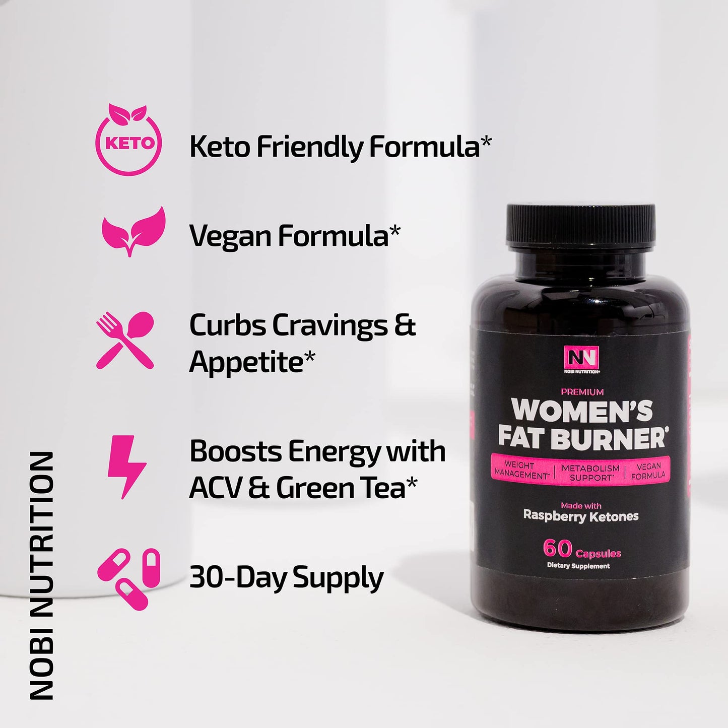 Fat Burner For Women | Metabolism Booster & Weight Loss Support Supplement Nobi NutritionBuy Supplements Australia