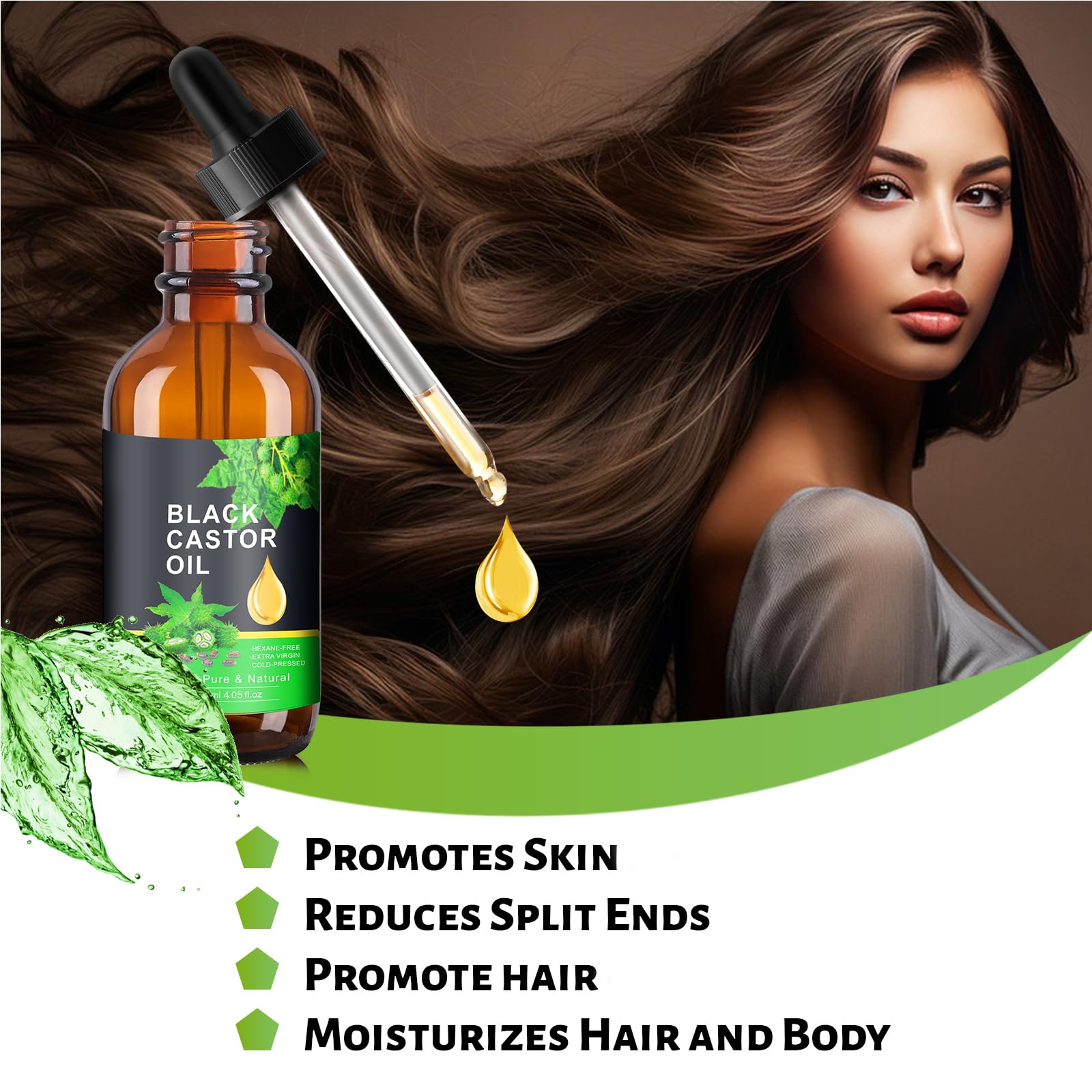 PAVAROP Jamaican Black Castor Oil, Organic Black Castor Oil Cold Pressed in Glass Bottle PAVAROPBuy Supplements Australia
