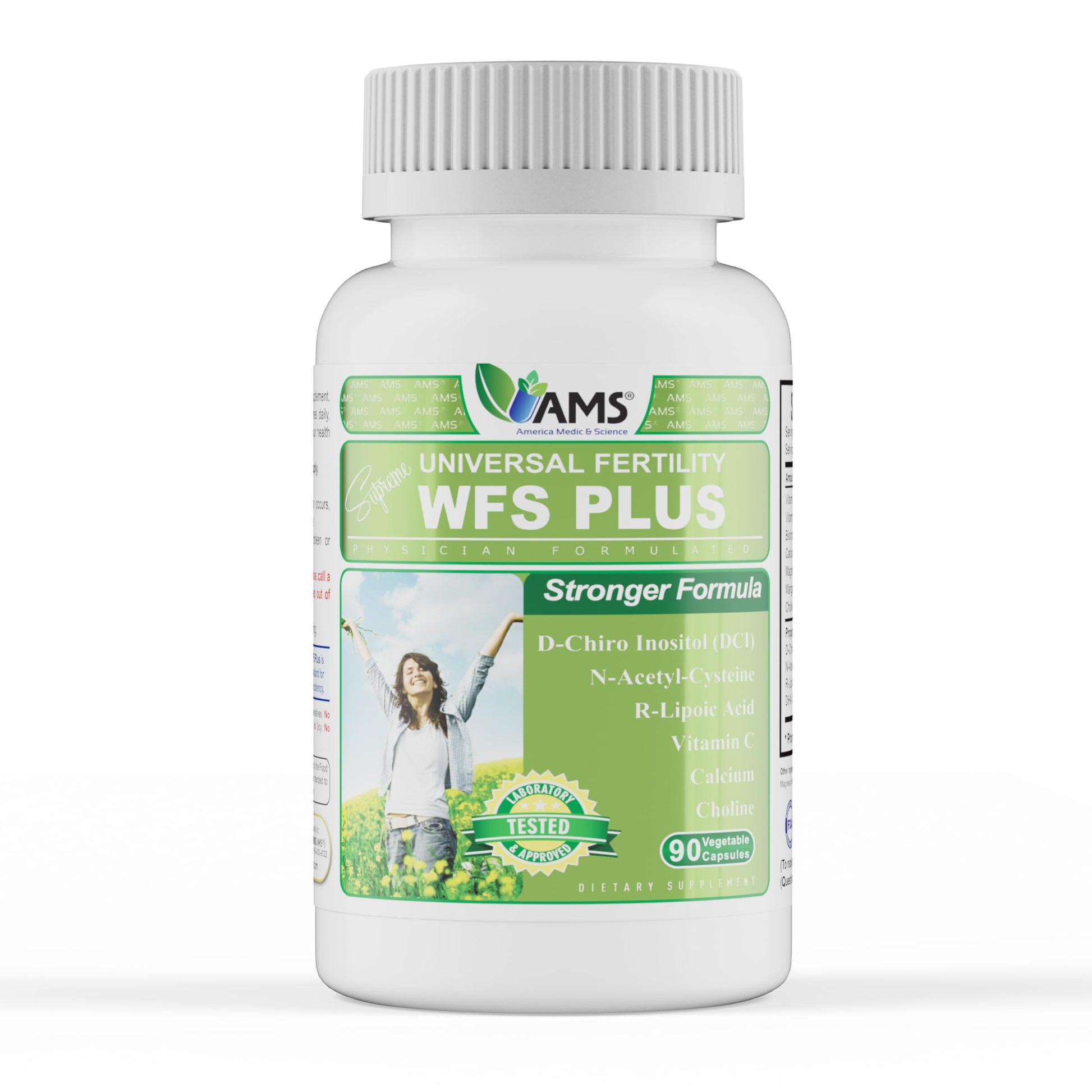 America Medic & Science WFS Plus Fertility Supplements for Women (90 Capsules) Supports Ovulatory Health | Natural Preconception Vitamins, Reproductive Aid, with D-Chiro Inositol, DHA |15-Day Supply. America Medic & ScienceBuy Supplements Australia