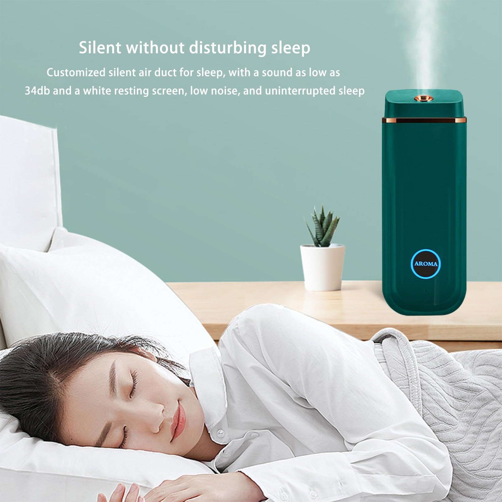 Sentmoon Essential Oil Diffusers for Home, Portable Rechargeable Aroma Humidifier with 3-Level Mode SentmoonBuy Supplements Australia