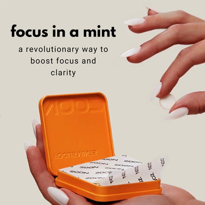 NOOZ Focus Mints Refill Bag - Caffeine-Free Brain Booster for Mental Clarity-Tangerine & Lemon Flavor | Sugar-Free, Travel-Friendly Supplement with Vitamin C, B6, B12 - Non-GMO, Clean Label, 150 Mints NOOZBuy Supplements Australia