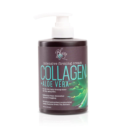 BLOOM Collagen Cream + Aloe Vera Moisturizer Body Lotion & Face Cream | Dry Skin BLOOM IT'S A GREAT SKIN DAY!Buy Supplements Australia