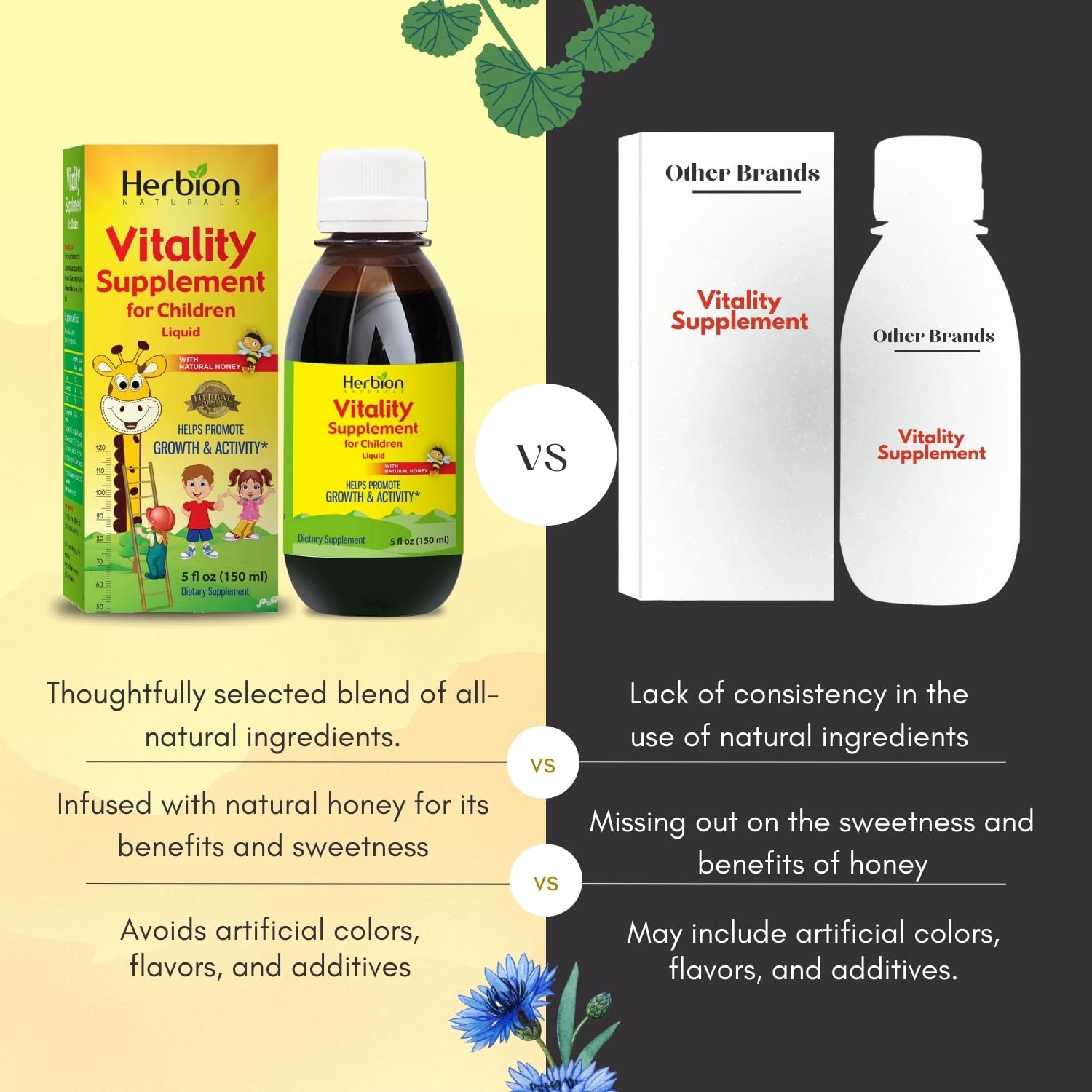 Herbion Naturals Vitality Supplement Syrup for Children, Promotes Growth and Appetite Herbion NaturalsBuy Supplements Australia