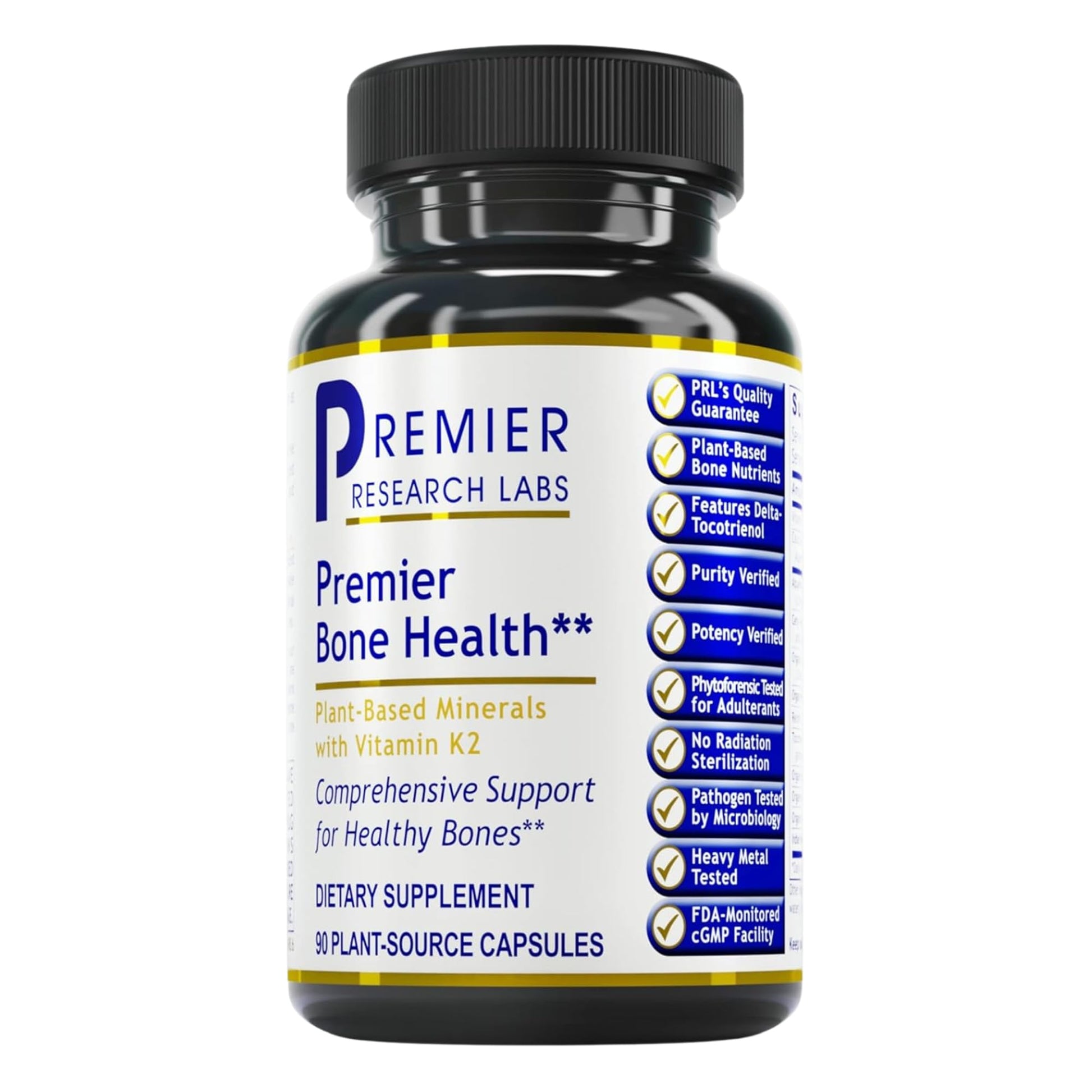 Premier Research Labs Premier Bone Health - Bone Health Vitamins, Bone Strength Supplement for Women & Men, Calcium Supplement with Vitamin K2, Healthy Bone Support - 90 Capsules Premier Research LabsBuy Supplements Australia