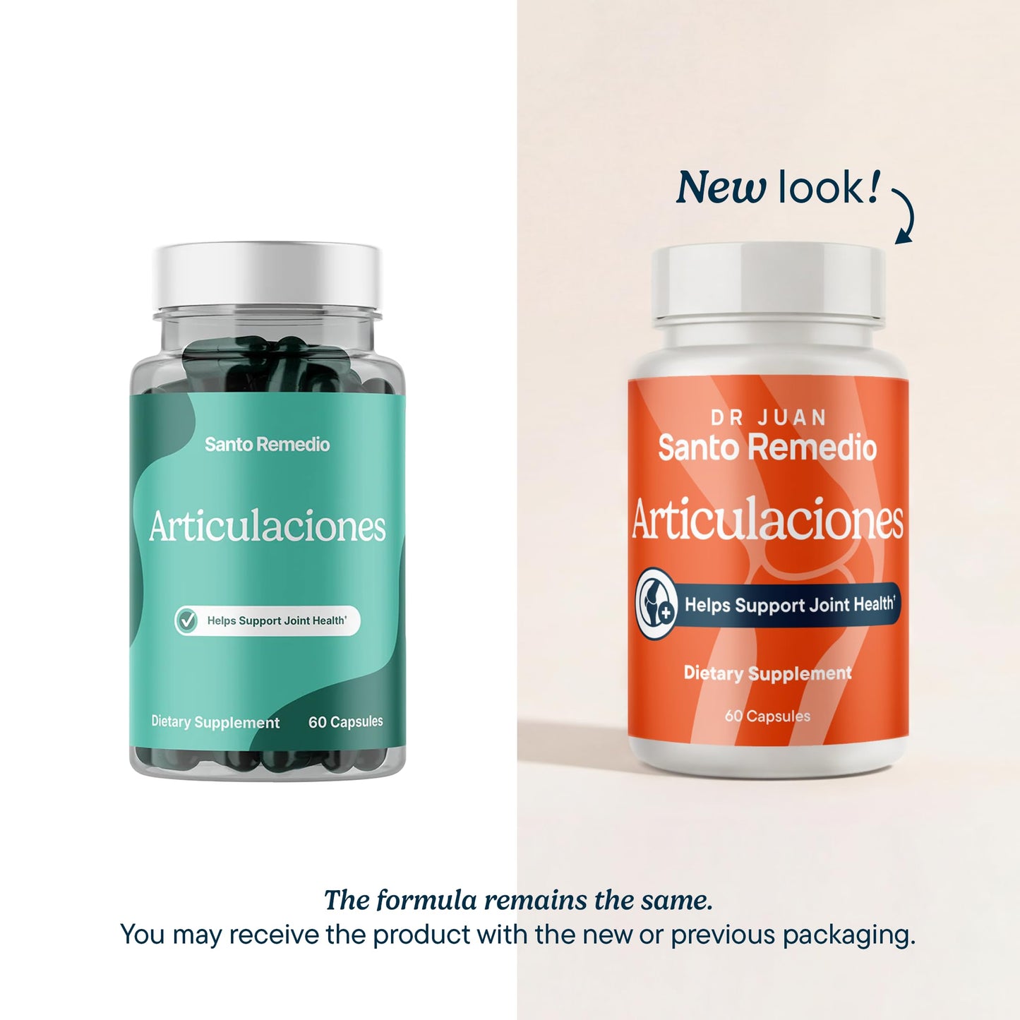 Santo Remedio Articulaciones, Joint Health Support, Promotes Joint Comfort and Function, Contains Clinically Proven Ingredients, TamaFlex™, 60 Servings Santo RemedioBuy Supplements Australia