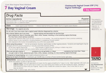 Taro Clotrimazole 7 Vaginal Cream 45 g (Pack of 8) TAROBuy Supplements Australia