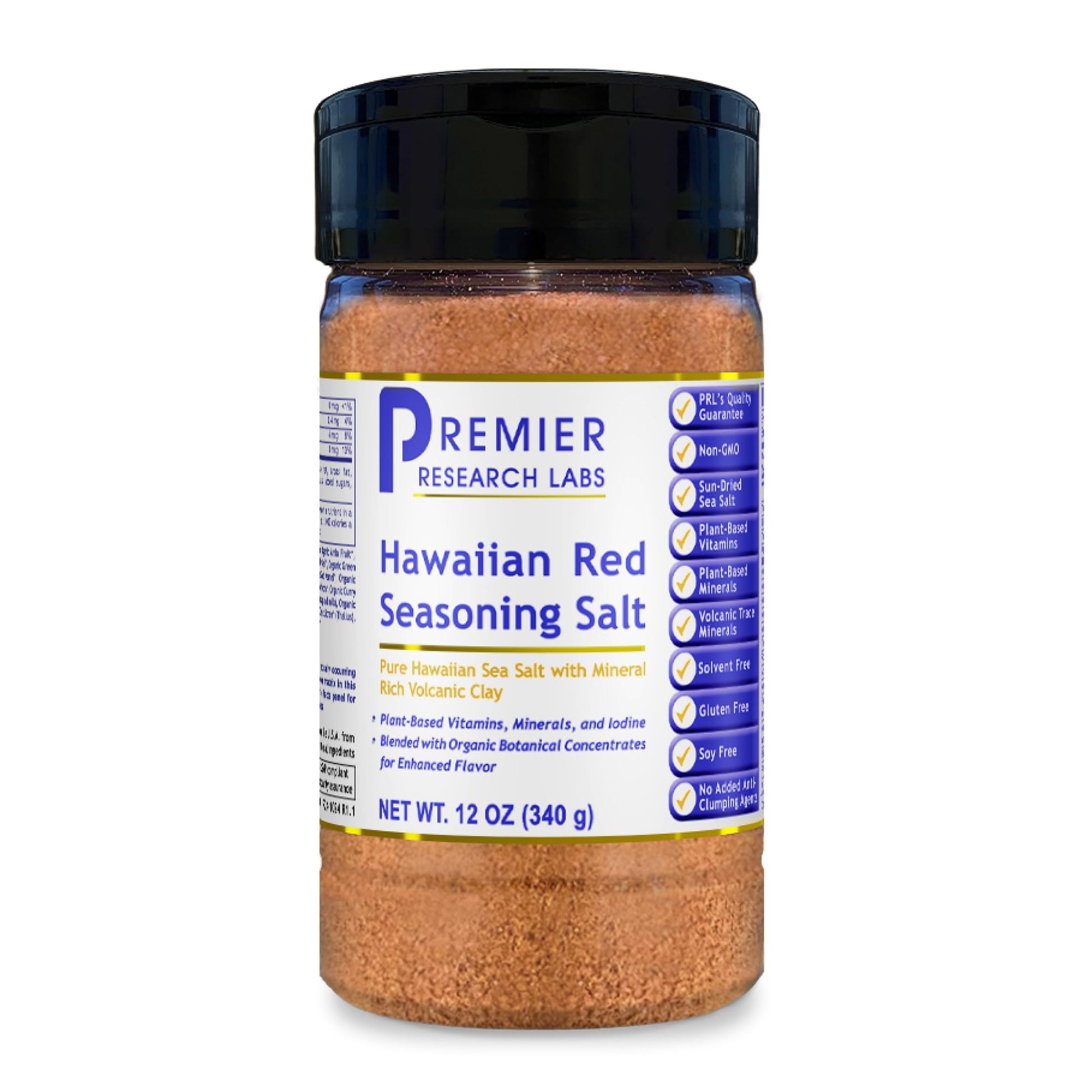 Premier Research Labs Hawaiian Red Seasoning Salt- Pink Salt, Red Hawaiian Salt, Hawaiian Red Alaea Sea Salt for Cooking, Multivitamin for Kids, Enriched with Plant-Derived Vitamins & Minerals- 12 oz Premier Research LabsBuy Supplements Australia