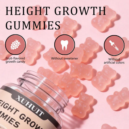ZYGCDZ Growth Gummies for Kids & Teens - Natural Height Support with Vitamin D3, K2, Calcium & Ashwagandha - Bone Strength Supplement for Picky Eaters Ages 5+ (Watermelon Flavor) (1) ZYGCDZBuy Supplements Australia