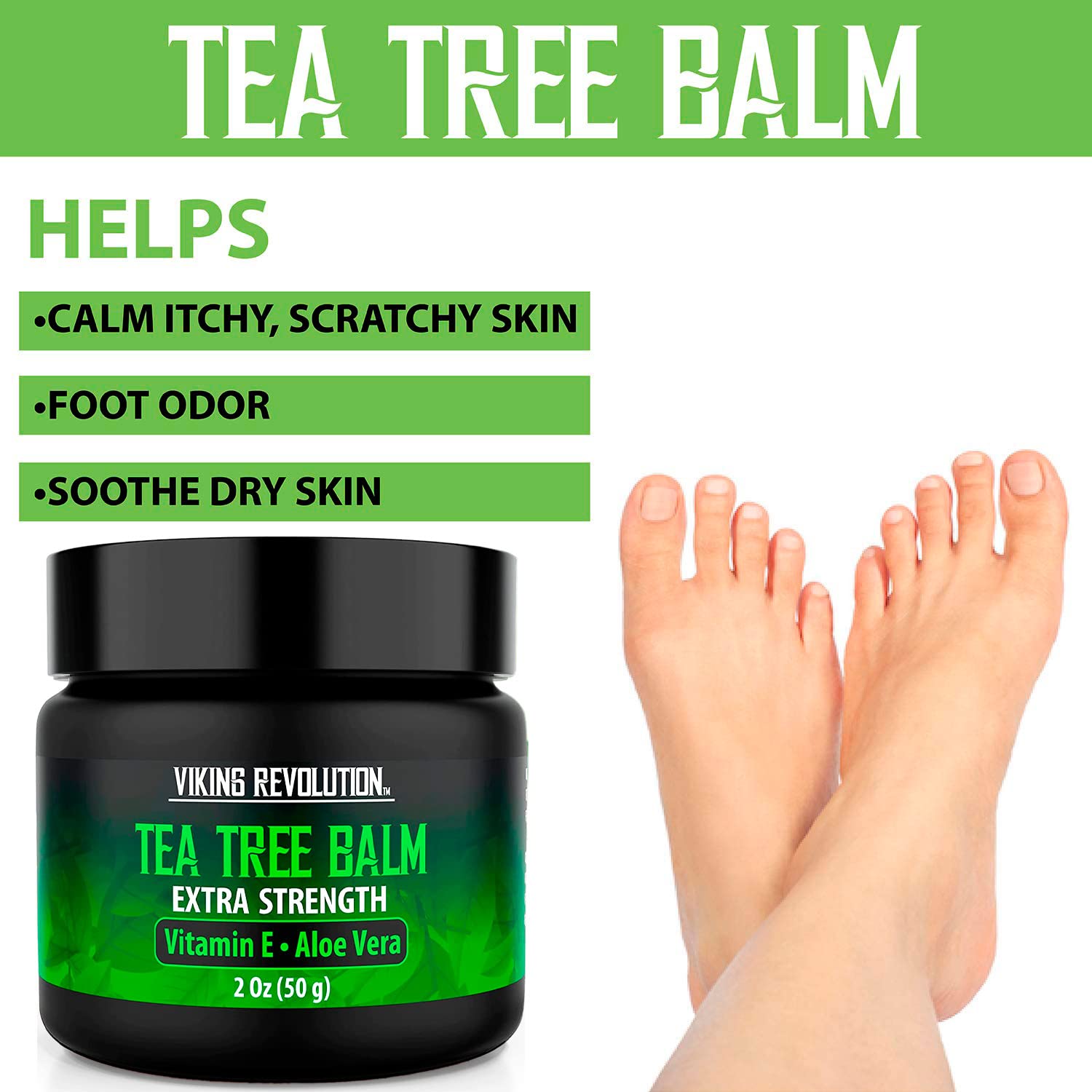 Viking Revolution Skin Cleaning Agent Tea Tree Kit for Men - Tea Tree Oil Set with Body Viking RevolutionBuy Supplements Australia
