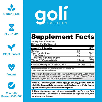 Goli - Sleep, Apple Cider Vinegar & Ashwagandha Gummy Bundle GoliBuy Supplements Australia