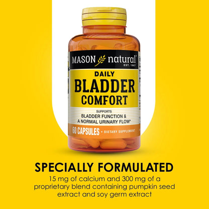 MASON NATURAL Daily Bladder Comfort, 30,Day Supply with Calcium, Pumpkin Seed, & Soy Germ to Support Normal Bladder Function MASON NATURALBuy Supplements Australia