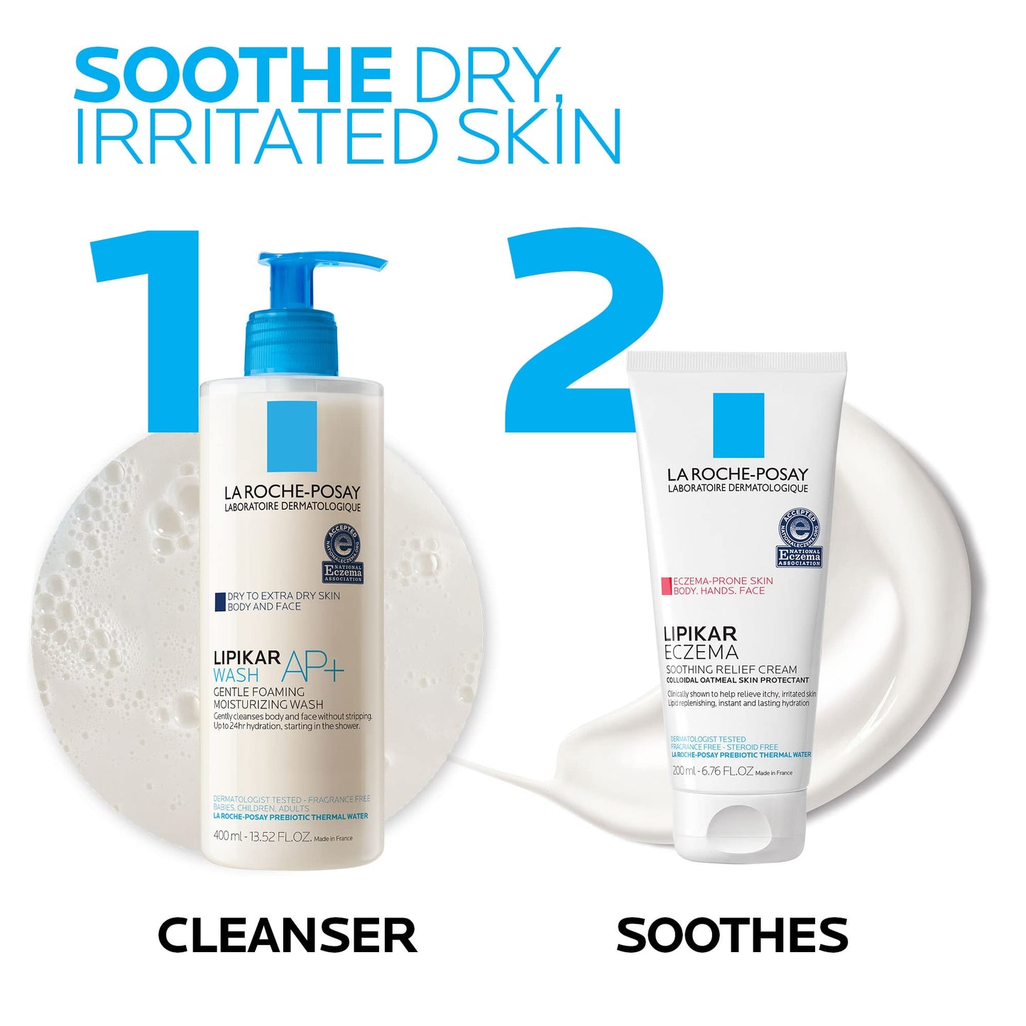 La Roche-Posay Lipikar Soothing Relief Eczema Cream, Face and Body La Roche-PosayBuy Supplements Australia