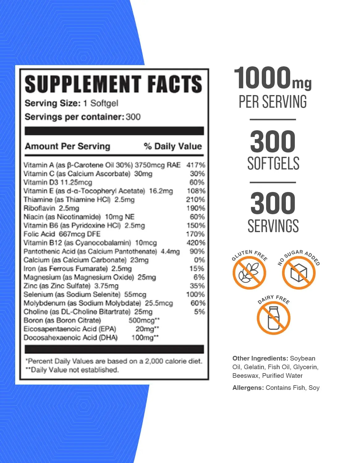 BulkSupplements.com Multivitamin for Women Softgels - Women's Multivitamin with Iron, Multimineral Supplement, with Fish Oil BulkSupplementsBuy Supplements Australia