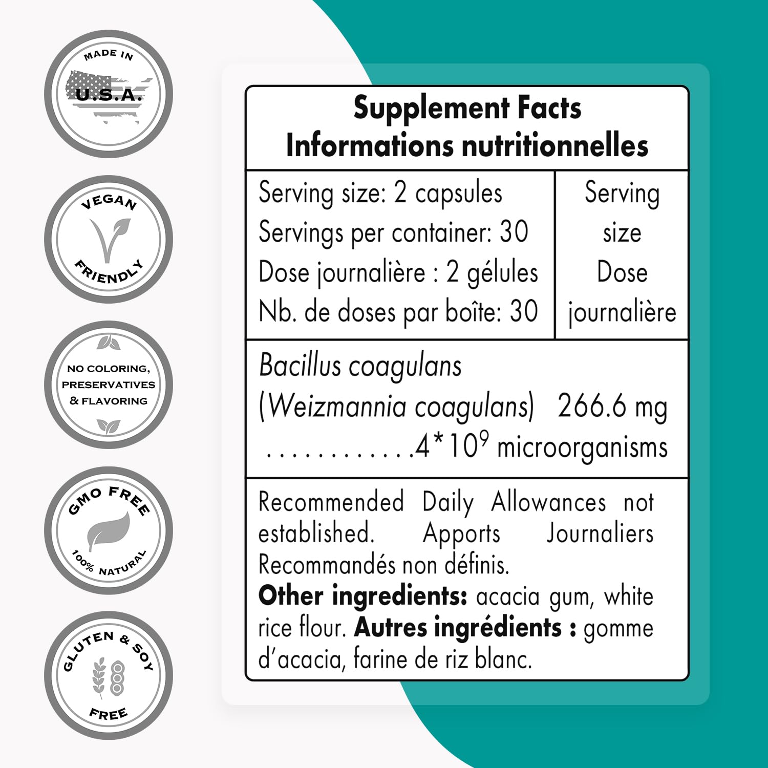 Supersmart - Bacillus Coagulans Probiotic 4 Billion CFU per Day (High Absorption) SupersmartBuy Supplements Australia