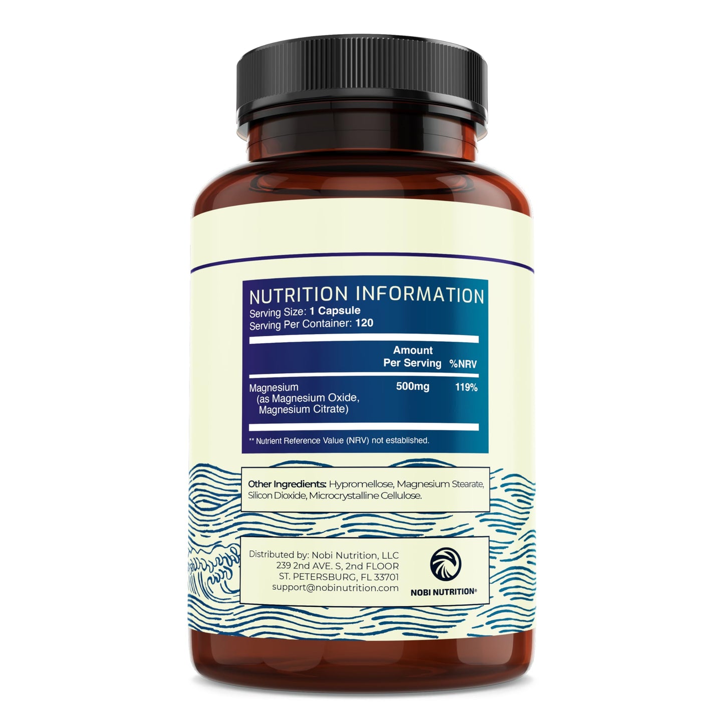 Magnesium Citrate Complex 500 MG for Calm, Relaxation, Constipation & Digestion Nobi NutritionBuy Supplements Australia