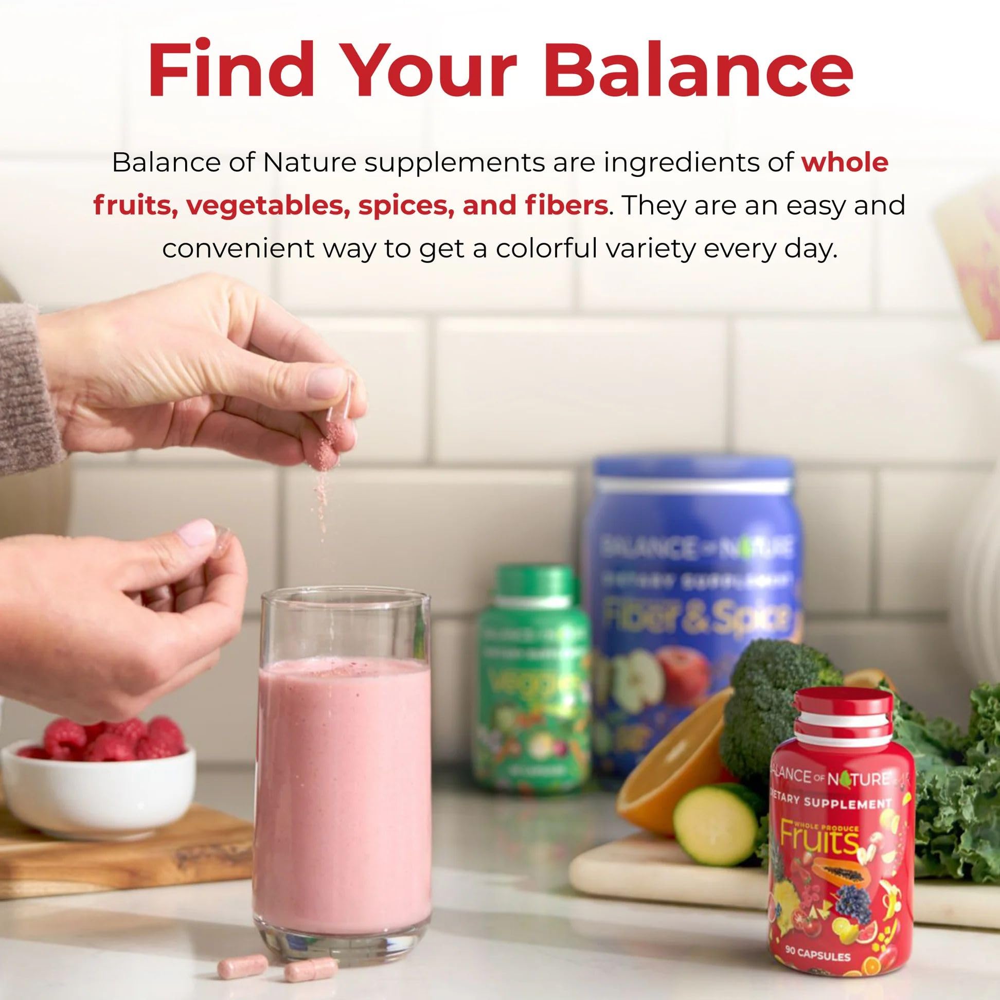 Balance of Nature Whole Fruits Supplement with Superfood Fruits Balance of NatureBuy Supplements Australia