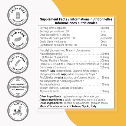 Supersmart - Lectin Flush - Lectin Blocker Shield Supplement - Digestive Support & Detox - Intolerances & Food Allergies - Intestinal Health | Non-GMO & Gluten Free - 120 Vegetarian Capsules SupersmartBuy Supplements Australia