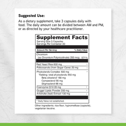 DAVINCI Labs CholestSure Supplement - Supports Cardiovascular Function - Helps Maintain Healthy Cholesterol Levels in a Normal Range - with CoQ10 - Gluten Free - 90 Vegetarian Capsules DAVINCIBuy Supplements Australia