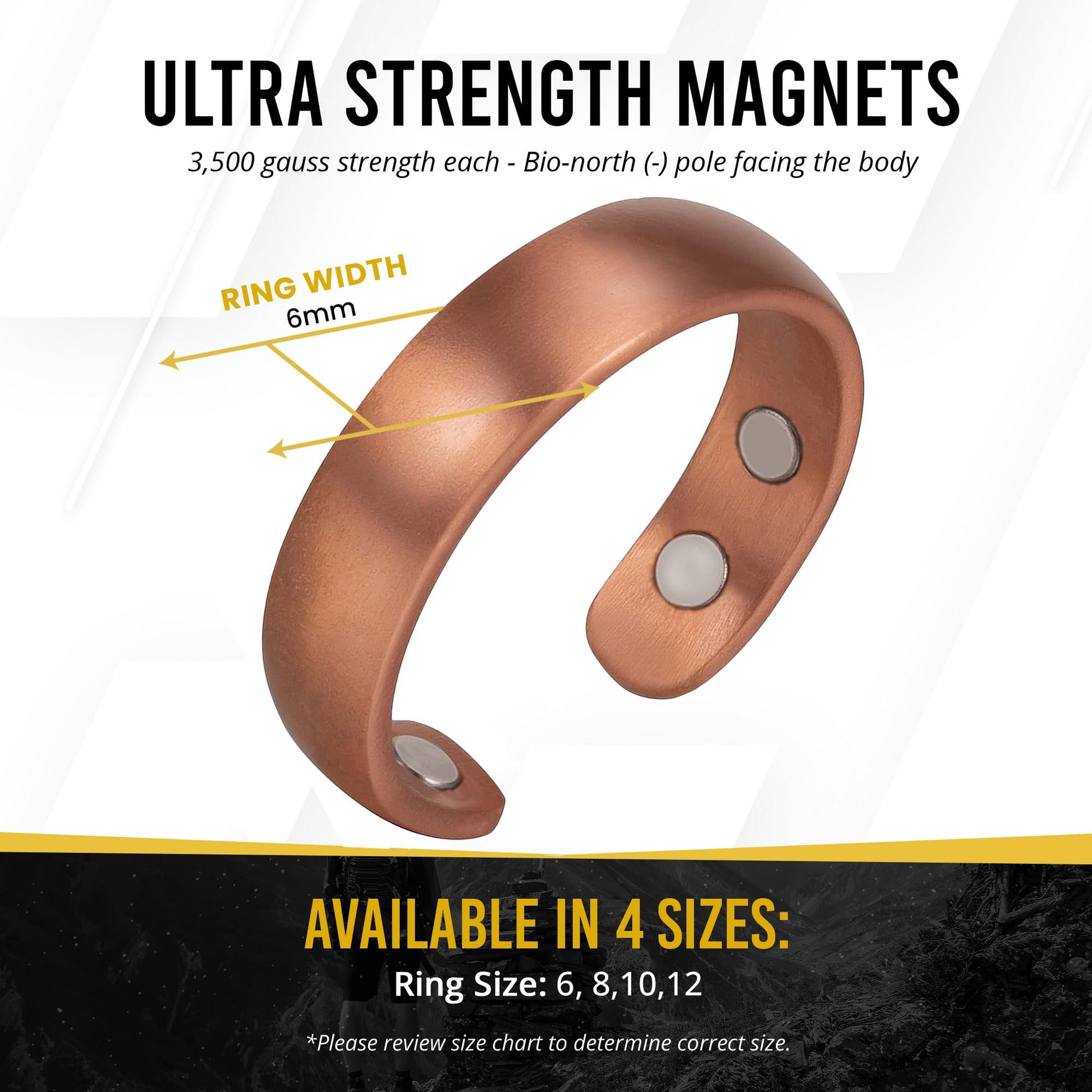 MagnetRX® Magnetic Copper Ring – Elegant Magnetic Rings – Copper Rings for Women & Men MagnetRXBuy Supplements Australia