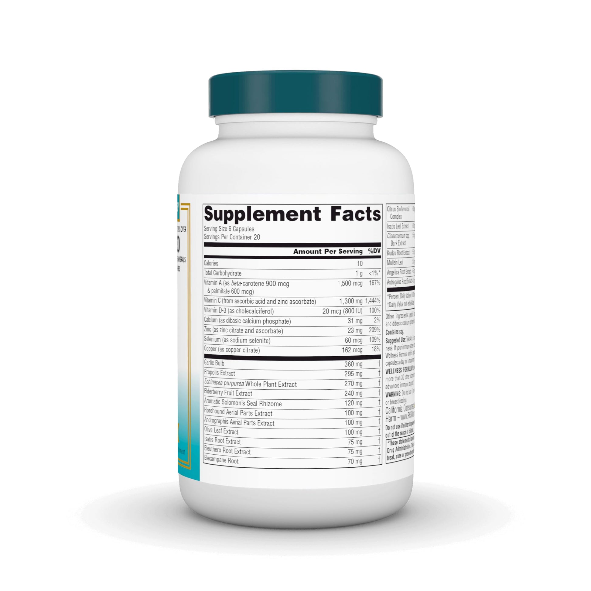 Source Naturals Wellness Formula Bio-Aligned Vitamins & Herbal Defense for Advanced Immune Support* - Dietary Supplement & Immunity Booster - 120 Capsules Source NaturalsBuy Supplements Australia