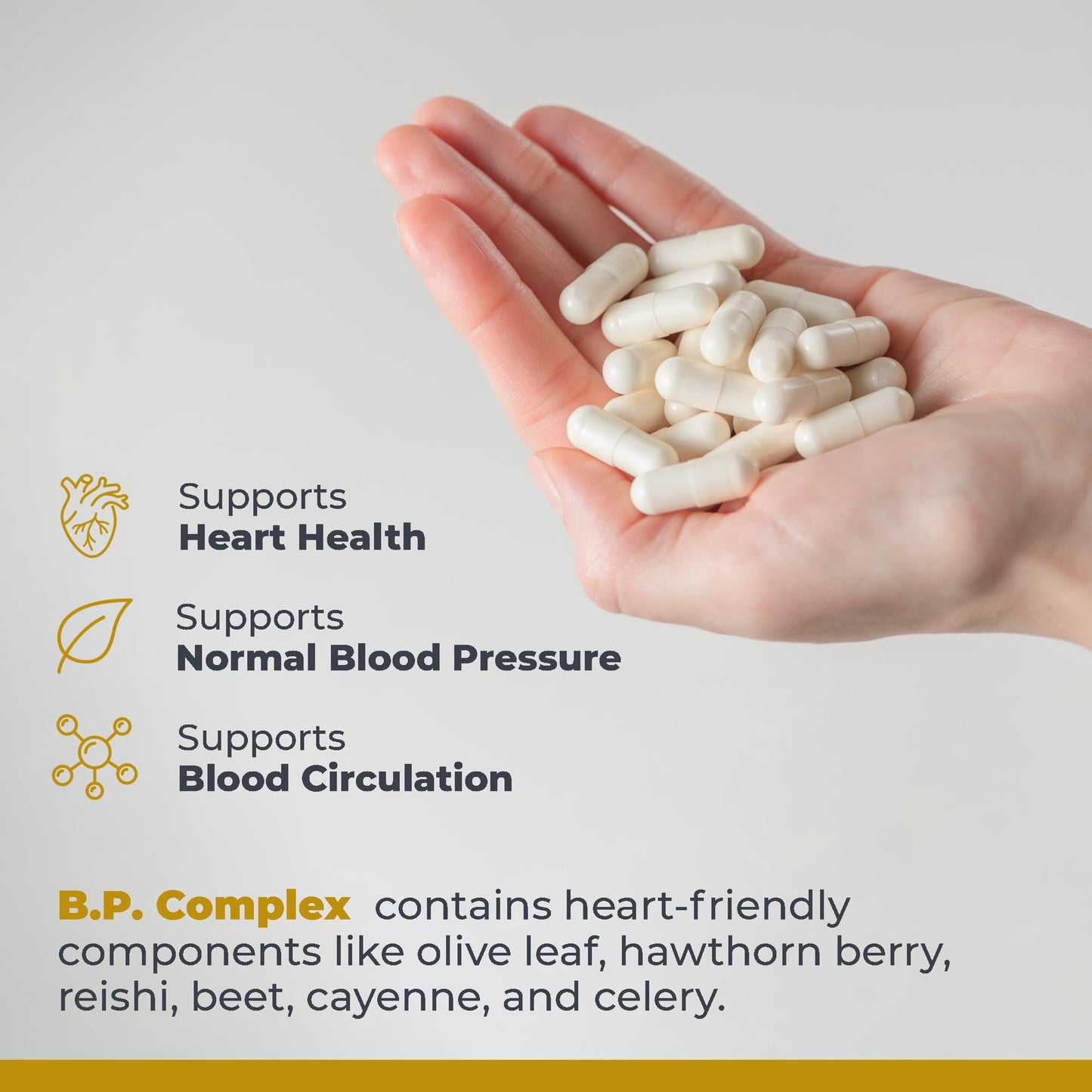Premier Research Labs Premier BP Complex - Heart Health Supplements, BP Formula, Garlic Allicin Supplement, Natural Herbal BP Support Pills with Reishi & Cayenne Pepper - 60 Vegetarian Capsules Premier Research LabsBuy Supplements Australia