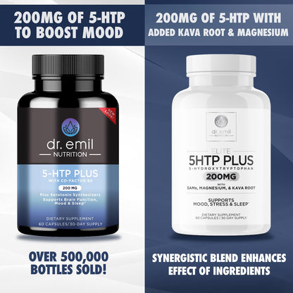 200 MG 5-HTP Elite with Kava Root Extract, Magnesium & SAM-e to Maintain Normal DR EMIL NUTRITIONBuy Supplements Australia
