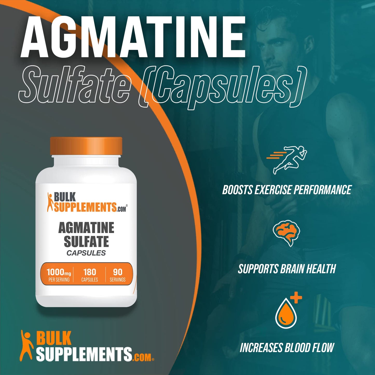 BULKSUPPLEMENTS.COM Agmatine Sulfate Capsules - Supplement for Nitric Oxide BULKSUPPLEMENTS.COMBuy Supplements Australia