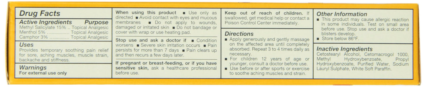 Tiger Muscle Rub Topical Analgesic Cream 2 Ounces (57 g) (Pack of 4) Tiger BalmBuy Supplements Australia