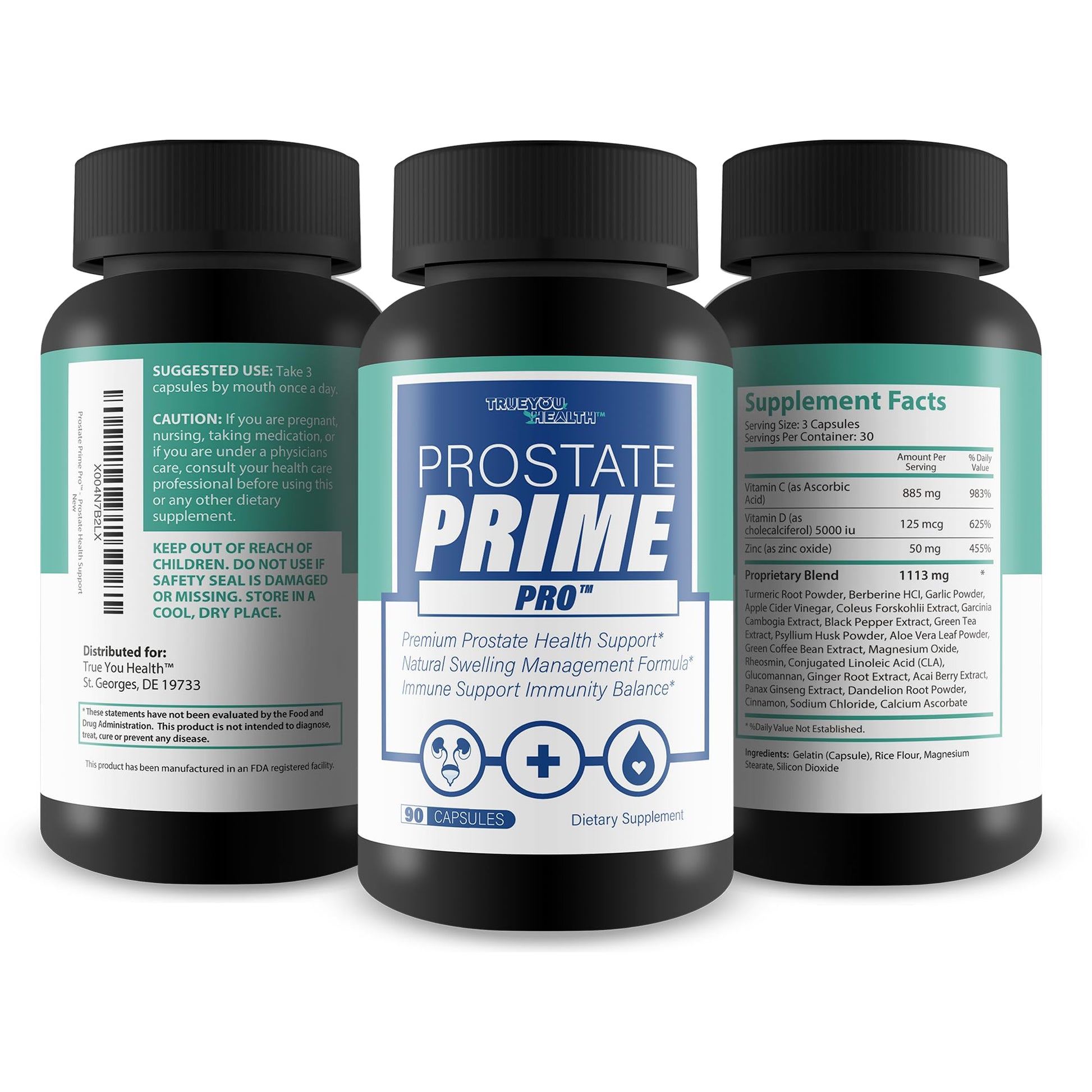 Prostate Prime Pro - Improved Formula - Our Best Prostate Support Supplement For Men’s Health - Natural Prostatitis Prostate Health - Natural Prostate Remedies - Men Prostate Vitamin Prostaprime Pills True You HealthBuy Supplements Australia