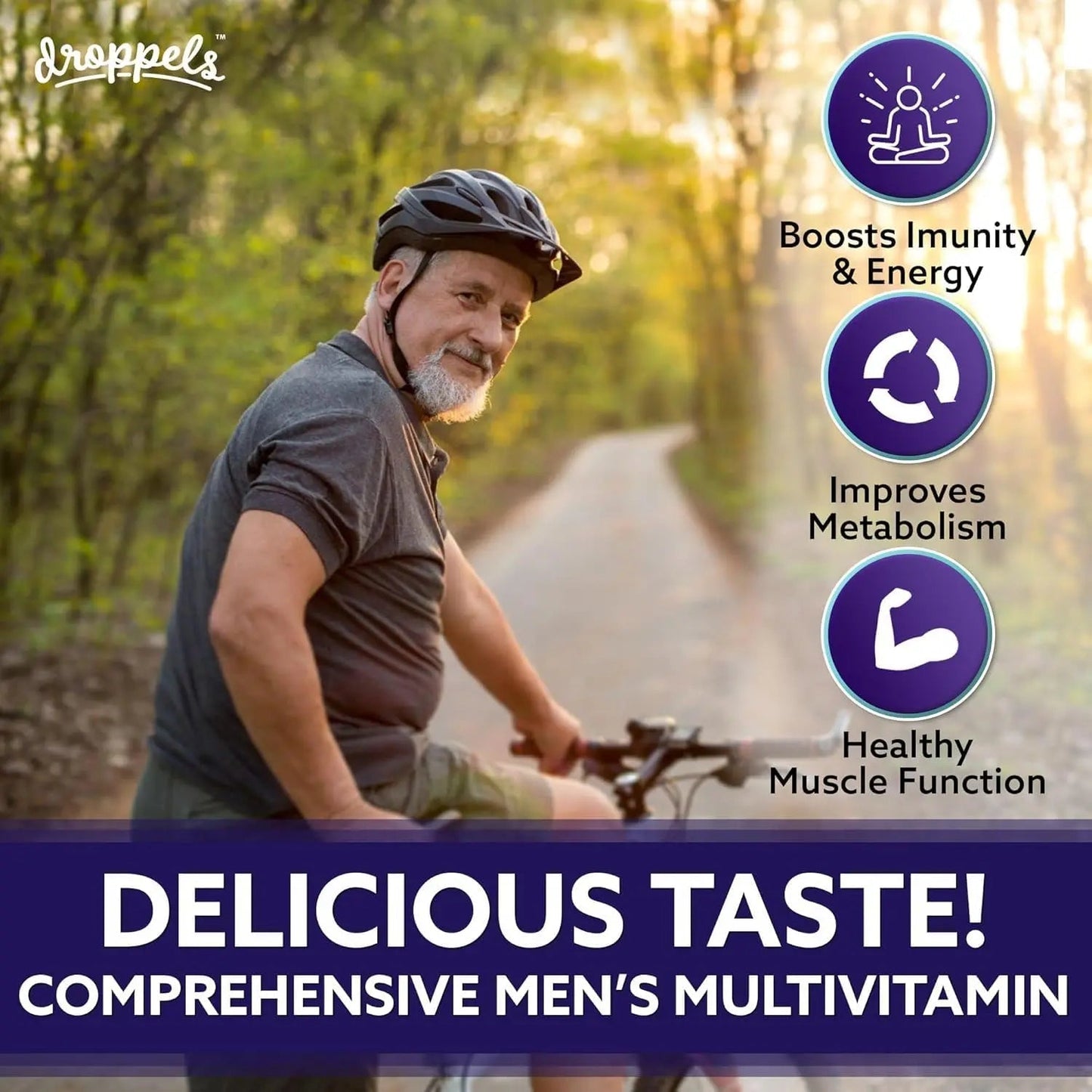 Droppels His & Hers Bundle: Men's & Women's Multivitamin Gummies | Vegan, Non-GMO, Pectin-Based | BlackBerry & Peach Tea Flavors DroppelsBuy Supplements Australia