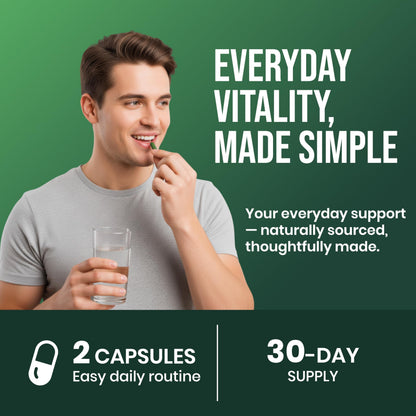 CHARMSVEDA Spirulina Capsules with Moringa – Herbal Immune Support* – 60 Vegan Capsules CHARMSVEDABuy Supplements Australia