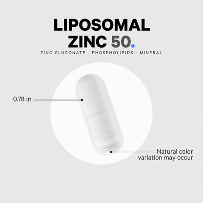 Codeage Liposomal Zinc Supplement – 3 Month Supply – One Per Day - 50 mg Zinc Gluconate Vitamin Pills - Essential Mineral Supplements Liposomal Delivery Matrix - Vegan Non-GMO - 100 Capsules CodeageBuy Supplements Australia