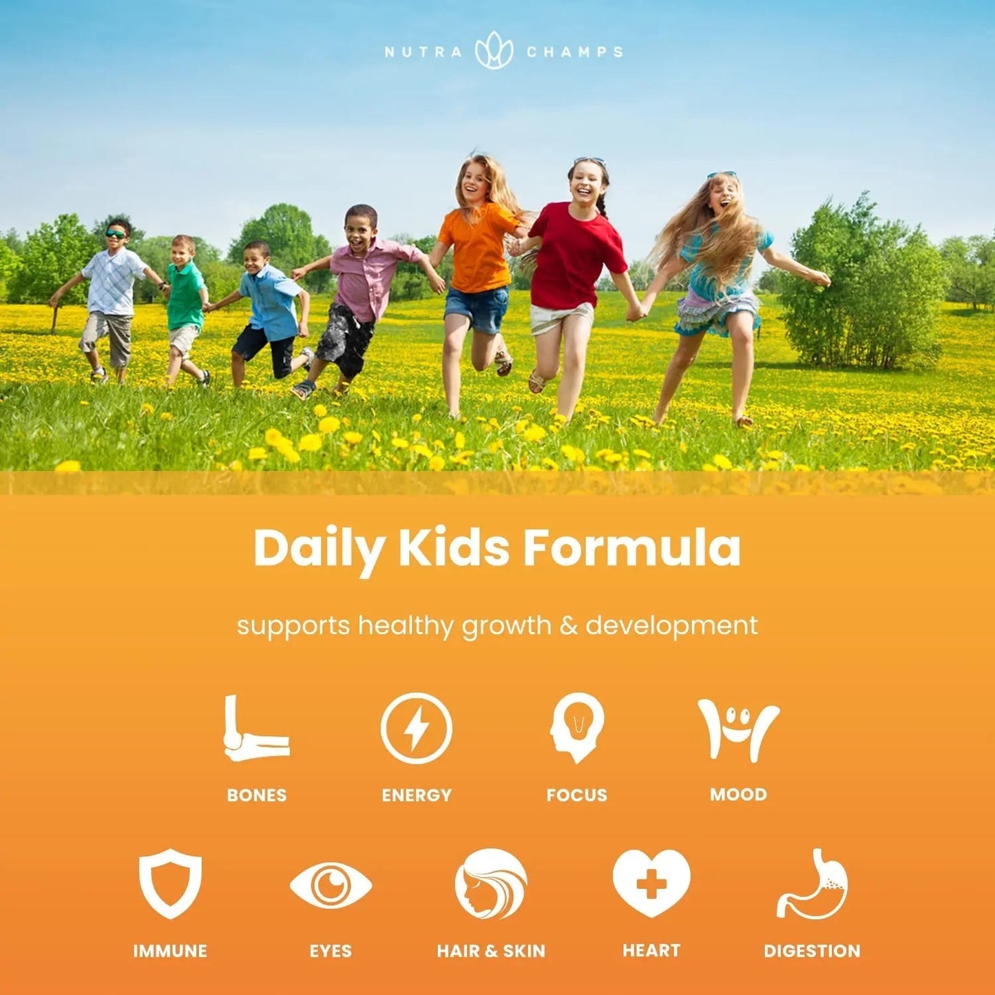 NutraChamps Kids Multivitamins & Kids Magnesium Gummies NutraChamps