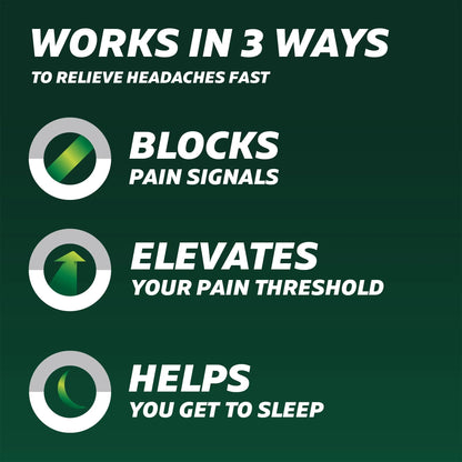 Excedrin PM for Headache Relief, Acetaminophen 250mg, Aspirin 250mg, Diphenhydramine Citrate 38mg, Pain Reliever, Nighttime Sleep-Aid, 100 Count ExcedrinBuy Supplements Australia