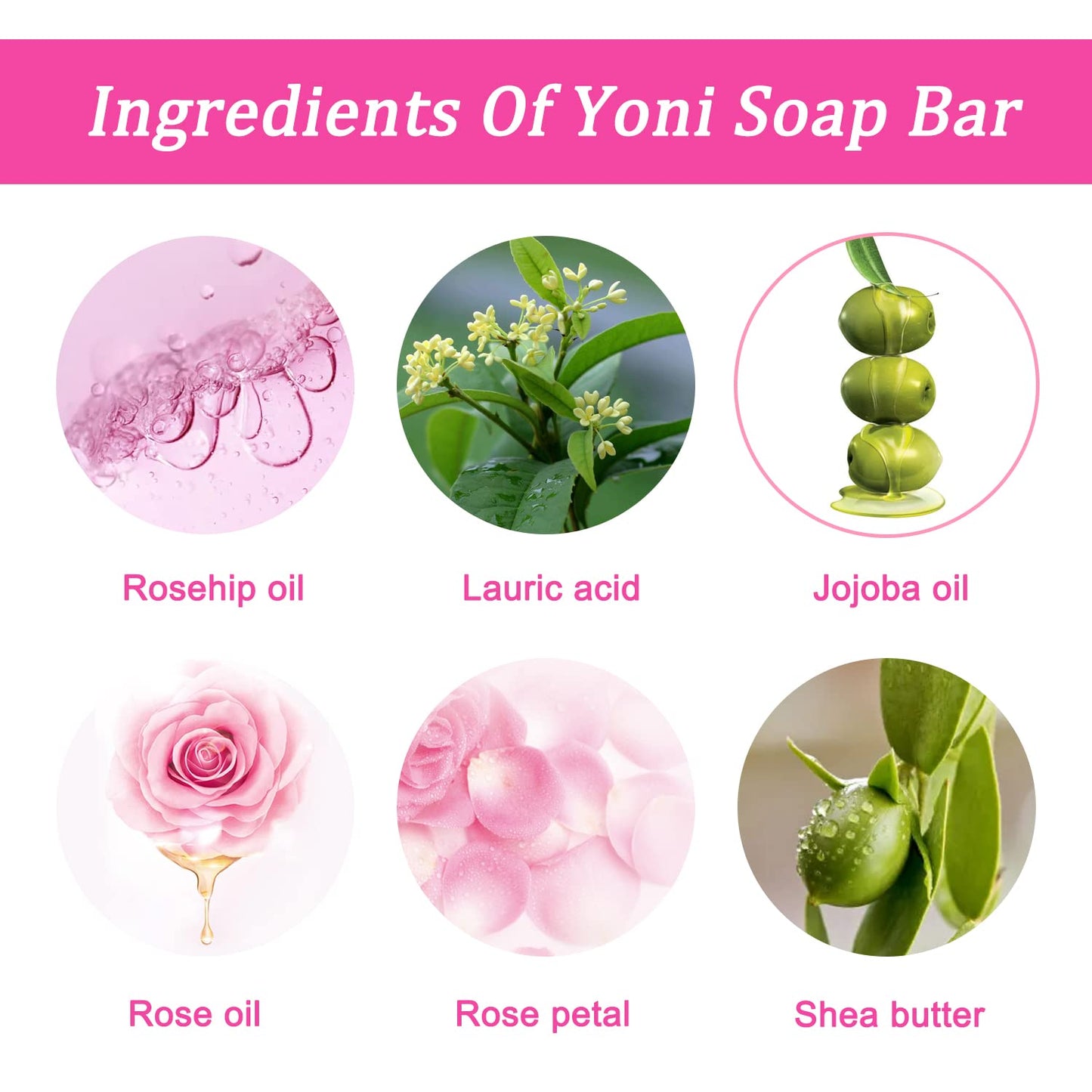Yoni Soap Bars Vaginal Wash 2 PCS, 100% Natural Organic Yoni Bar Soap for Women Ph Balance Yoni BASSIBuy Supplements Australia