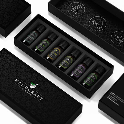 Handcraft Essential Oils Set – Top 6 Essential Oil Diffuser Oils for Home, Candle Making, Aromatherapy Oils Handcraft BlendsBuy Supplements Australia