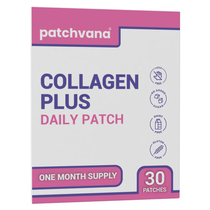 Patchvana Collagen Plus Patch for Women & Men, 1 Month Supply, 30 Patches PatchvanaBuy Supplements Australia