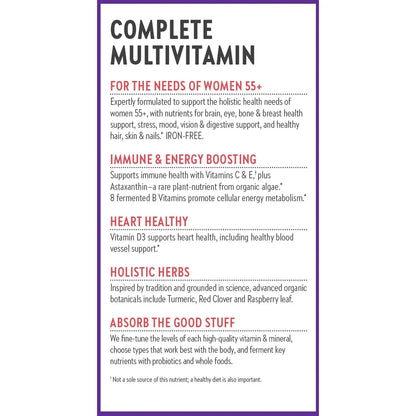 New Chapter Women’s Multivitamin 55+, Astaxanthin, B6, B12, D3, Vitamin C & Zinc, Immune, Heart, Cellular Energy New ChapterBuy Supplements Australia