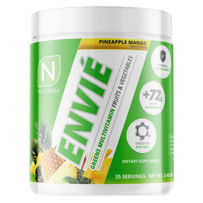 NutraKey Envie Multivitamin Powder, Keto MultiVitamin for Men and Women, Fruits, Greens, Antioxidants, Digestive Enzymes, Amino Acids NutraKeyBuy Supplements Australia