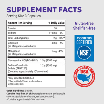 Nutramax Laboratories Cosamin® DS Joint Health Supplement with Glucosamine & Chondroitin for Adult Men & Women, Joint Supplement, 180 Capsules Nutramax LaboratoriesBuy Supplements Australia