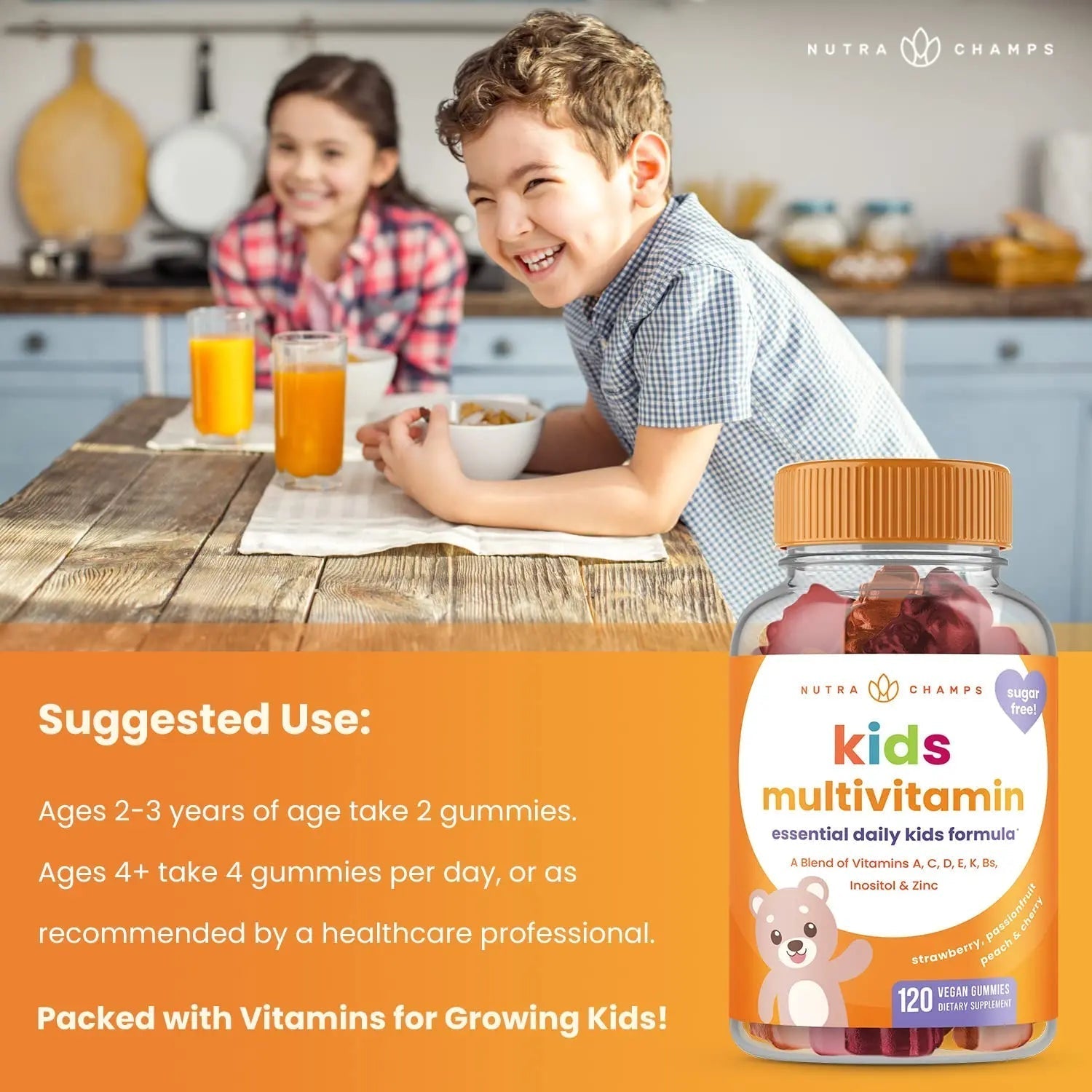 NutraChamps Kids Multivitamins & Kids Magnesium Gummies NutraChamps