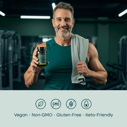 Potent Longjack - Tongkat Ali & Fadogia Agrestis Supplement for Men & Womens Energy, T Support, Lean Muscle Growth & Recovery, Hormonal Balance, Pre-Workout with Vegan NAC Liver Detox & Cleanse Etta VitaBuy Supplements Australia