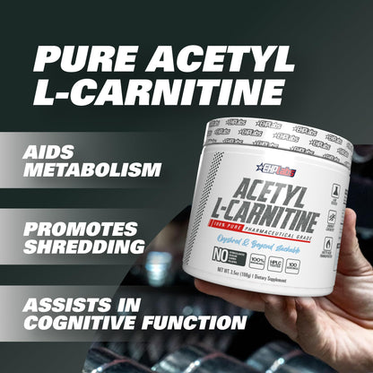 EHP Labs Acetyl L Carnitine Powder, Supports Natural Energy Production, Supports Metabolism EHP LabsBuy Supplements Australia