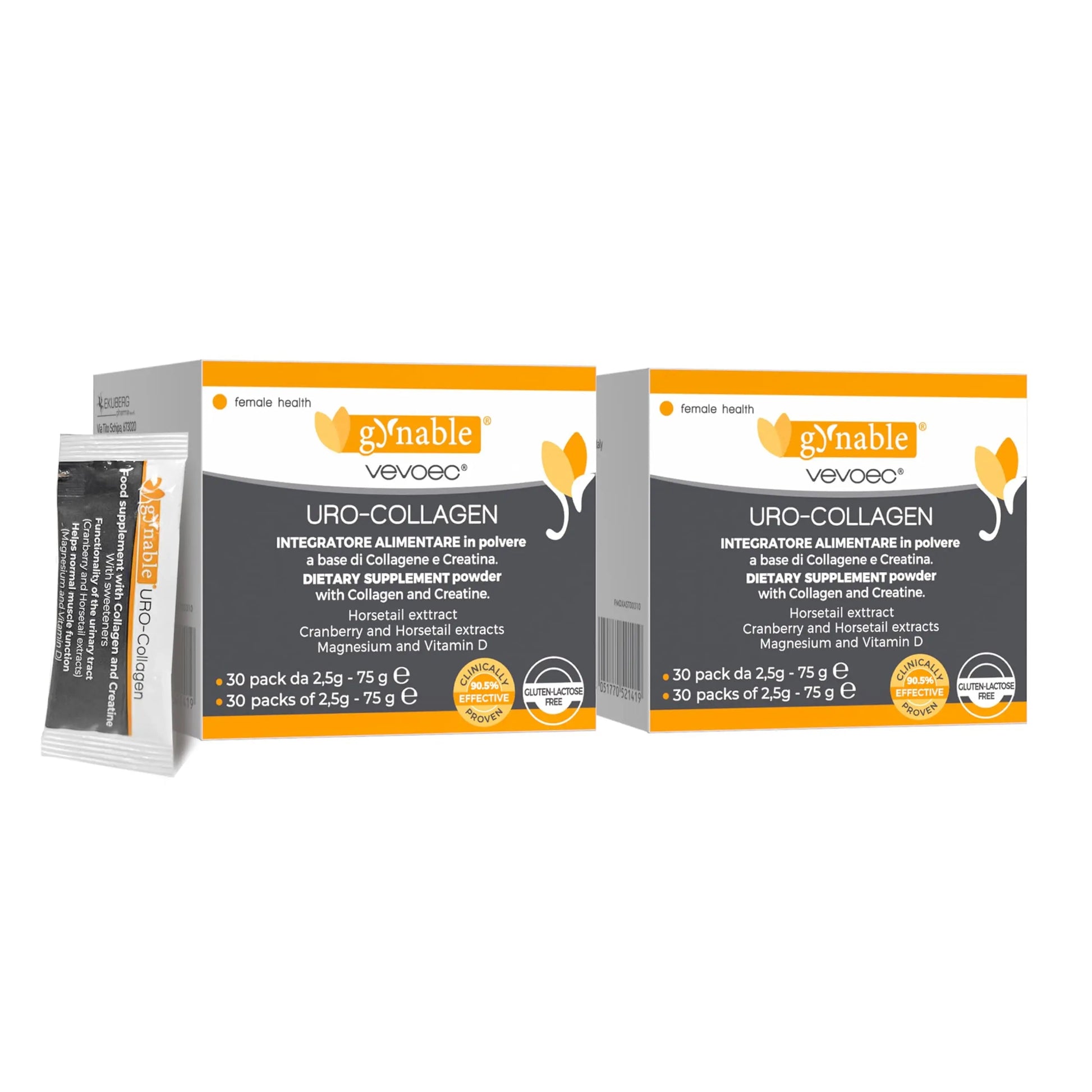 Gynable Bladder Control Supplements for Urinary Leakage: Due to Laughing Sneezing Exercise - Occasional Urgency Urinary Frequency Defense Comprehensive Bladder Support for Women, Powder, 2 Boxes GynableBuy Supplements Australia