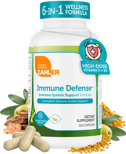Zahler Immune Defense, Immune System Support, Certified Kosher, 120 Capsules ZahlerBuy Supplements Australia