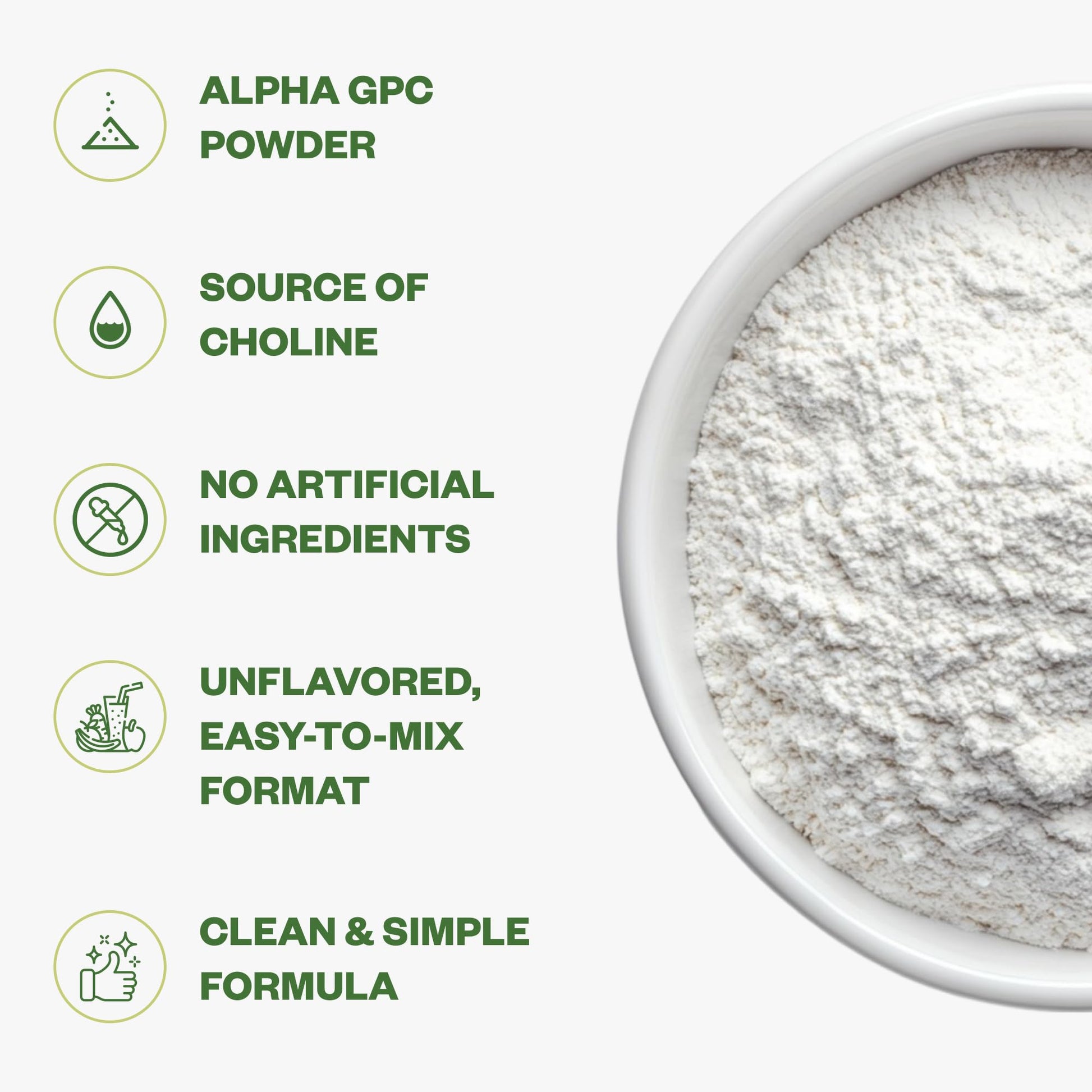 Purisure Alpha GPC Powder, 25 g, Pure Alpha GPC Choline Supplement for Brain and Focus, CDP Choline Supplements for Memory Performance & Concentration, No Fillers, Non-GMO, Offers 41 Servings PurisureBuy Supplements Australia