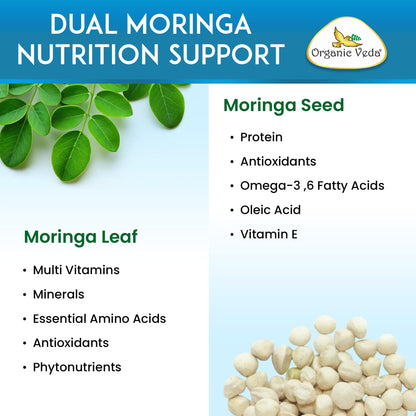 Organic Veda Turmeric Moringa Quercetin with Bromelain Capsules - Fruit C+ Vitamin C Antioxidants Immune System & Respiratory Supplement - Ashwagandha, Ginger, Citrus Bioflavonoids, 60 Vegan Capsule Organic VedaBuy Supplements Australia